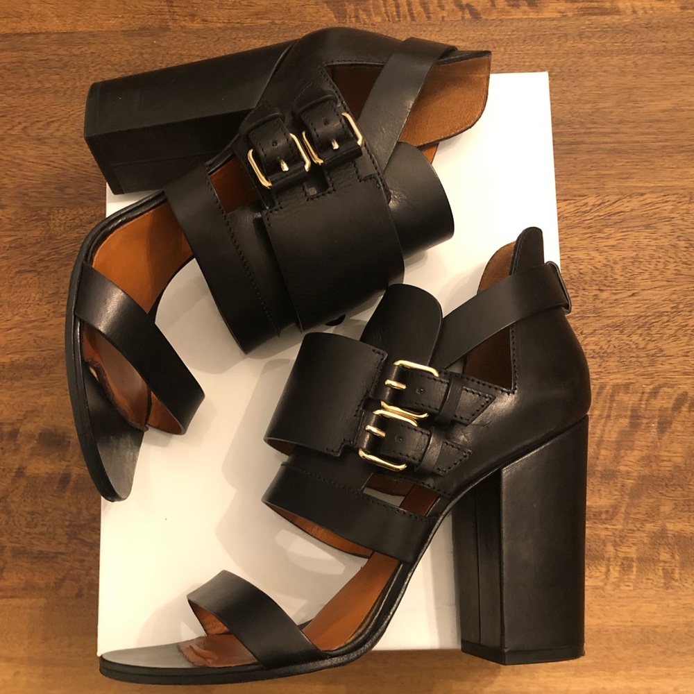Givenchy Black Heeled Sandals
